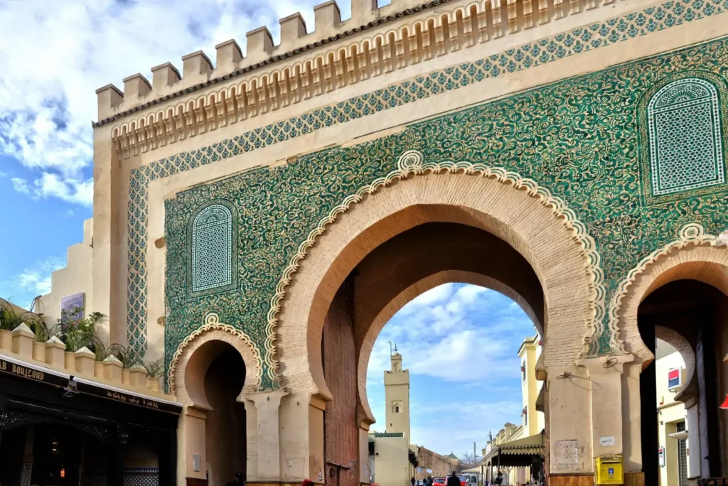 Bab Boujloud gate at the entrance to the Fes medina
