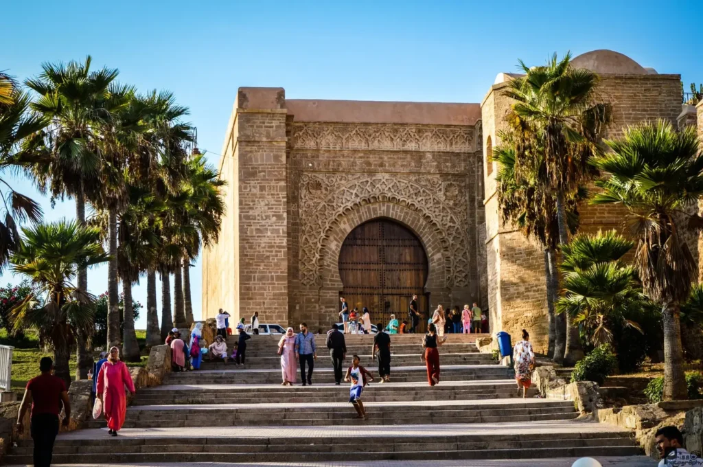 Historic gate in Rabat, Morocco